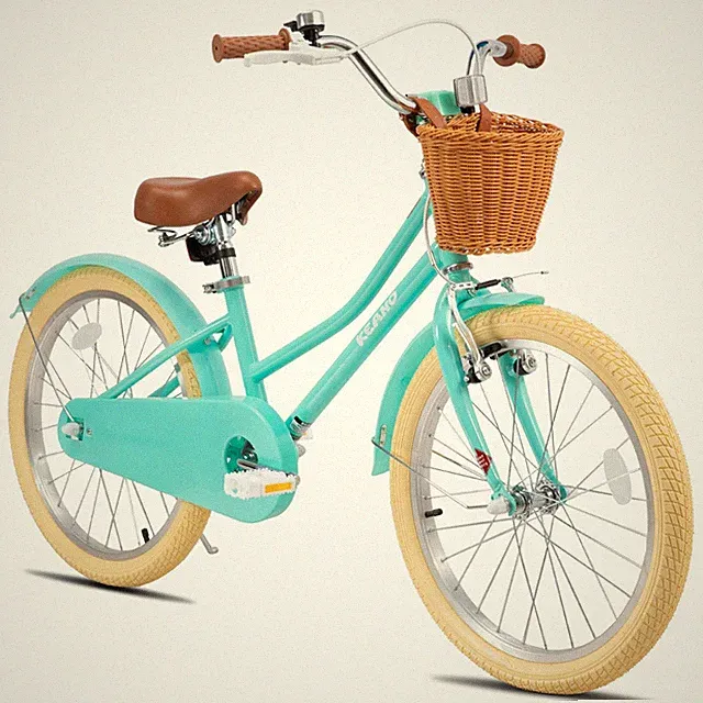 20 inch Kids Bike for 7-10 Years, 20inch Girls Bike with Training Wheels, Bas...