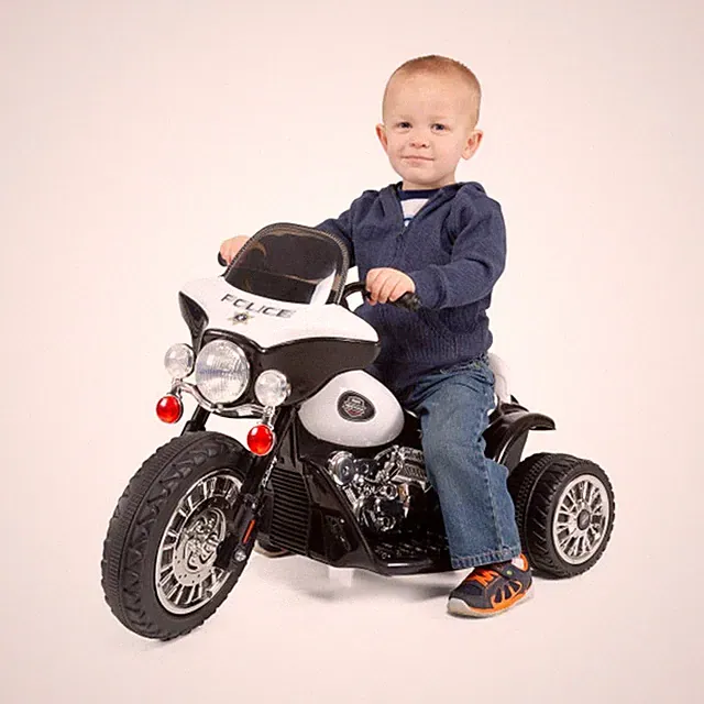 3 Wheel Mini Motorcycle Trike for Kids Battery Powered Ride on Toy by Rockin'...