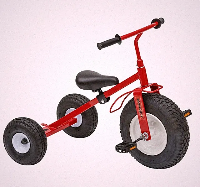 BIG KIDS BRIGHT RED TRICYCLE - Heavy Duty Trike Bike Amish Handmade in USA
