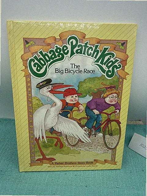CABBAGE PATCH KIDS The Big Bicycle Race 1984 Parker Bros. HB Children’s Book