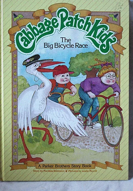 CABBAGE PATCH KIDS: THE BIG BICYCLE RACE, 1ST EDITION HB NEW OLD STOCK! MINT!