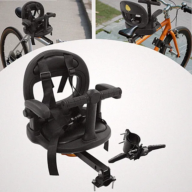 Children's Bicycle Seat Front Bicycle Seat For Children Bike Child Seat Black