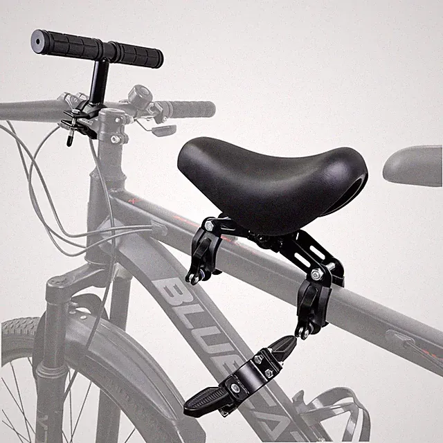 Front Mounted Bicycle Seats for Children, Kid Bike Seat Mountain with Handleb...