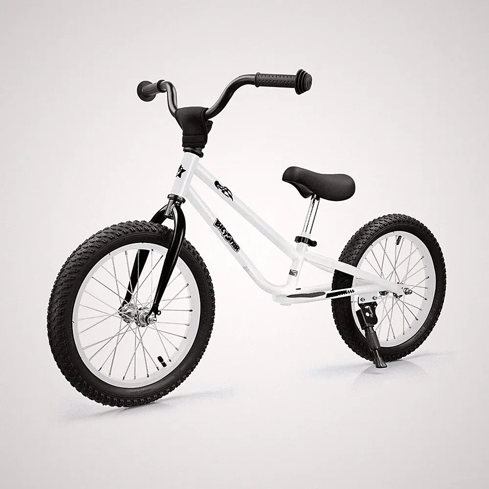 Kids Balance Bike with Real Rubber Air Tires - 16 Inch Big Kid Bicycle Ages 5...
