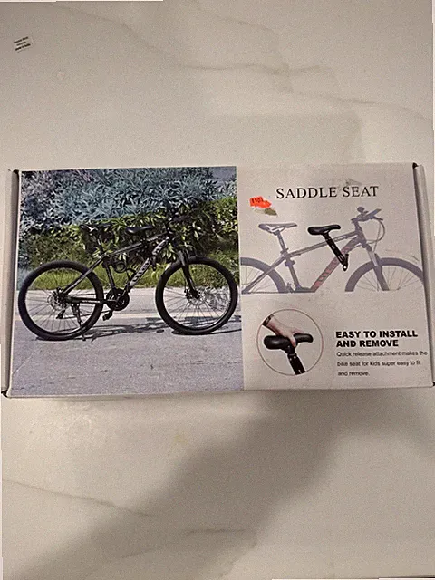 Kids Bike Seat with Handlebar Attachment Detachable Front Mounted New Open Box