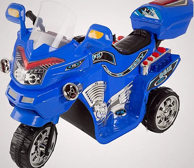 Ride on Toy, 3 Wheel Motorcycle Trike for Kids by Rockin' Rollers ? Battery P...