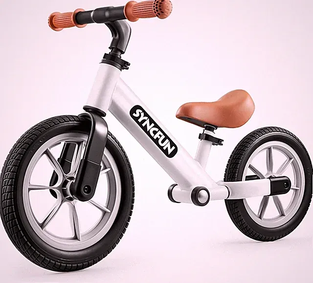 SYNCFUN 12'' Toddler Balance Bike for 2, 3, 4, 5 Year Old Kids, Lightweight Bike